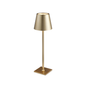 Lampara Led Dorada Tactil Recargable con Usb