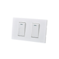 Interruptor Doble Armado 9/12 16A Blanco SEC