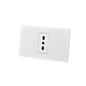Tomacorriente Simple Puenteado Armado 16A Blanco SEC