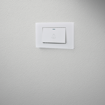 Interruptor Pulsador Simple 10A Blanco