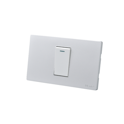 Interruptor Simple Armado 9/12 16A Plateado