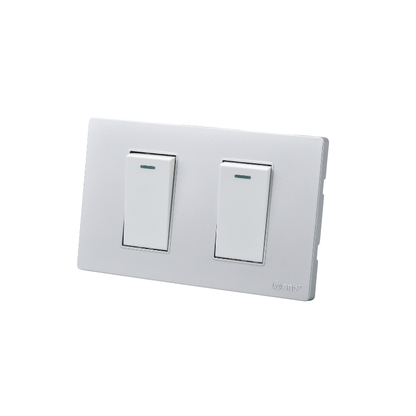 Interruptor Simple Armado 9/12 16A Plateado SEC