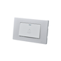 Interruptor Pulsador Simple 10A Plateado