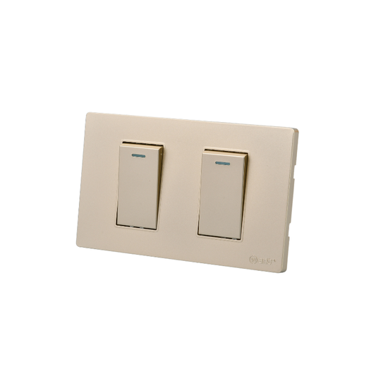 Interruptor Simple Armado 9/12 16A Dorado SEC