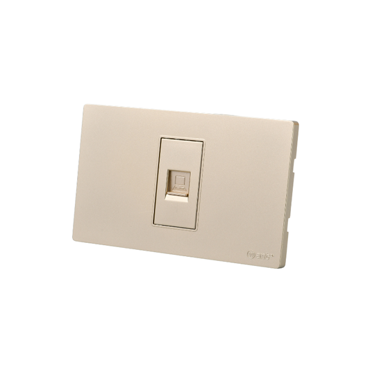 Toma Telefonica Rj11 Dorado