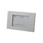 Placa Triple Metal Con Soporte Plateado/Negro