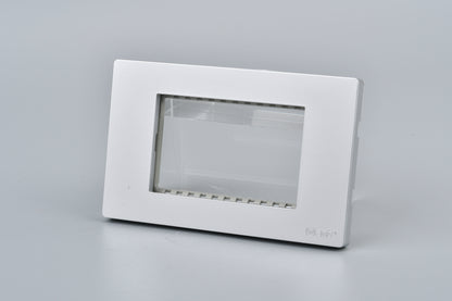Placa Triple Metal Con Soporte Dorado
