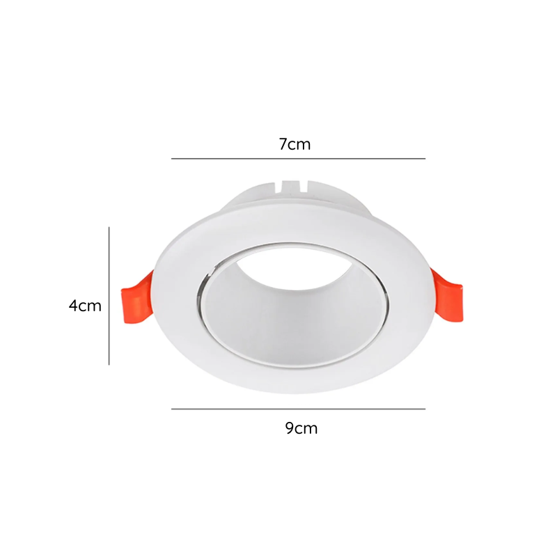 Foco Embutido Slim Blanco Porta Gu10