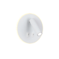 Aplique Led Dirigible Redondo Blanco Luz Calida 3W+8W