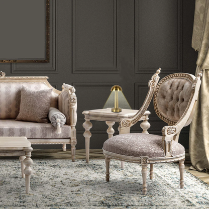 Lampara Led Dorada Modelo Hongo Tactil Recargable con Usb