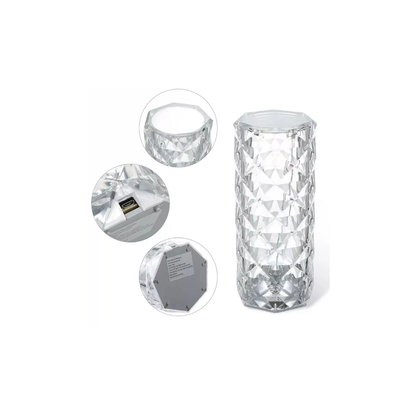 Lampara Led Cilindro Prisma Tactil Recargable Dimeable con Usb