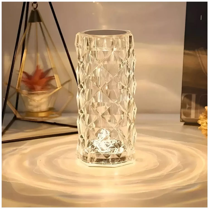 Lampara Led Cilindro Prisma Tactil Recargable Dimeable con Usb