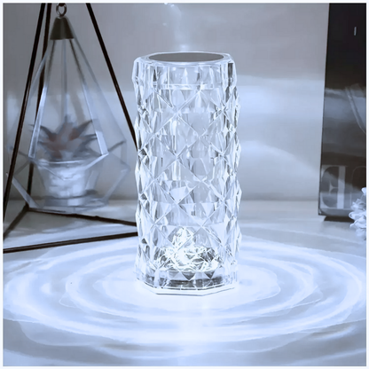 Lampara Led Cilindro Prisma Tactil Recargable Dimeable con Usb