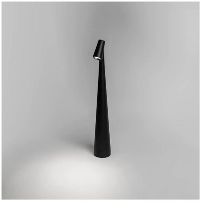 Lampara Led Negra Tactil Recargable Dimeable con Usb