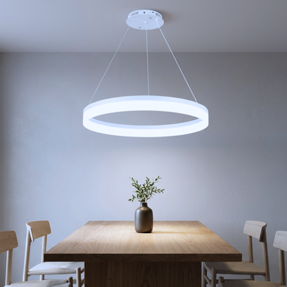 Lámpara Led Blanca Aro 60cm 36W CCT Modelo Zora