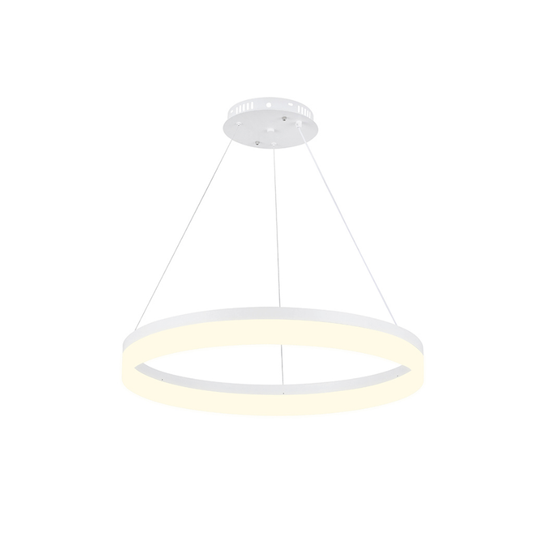 Lámpara Led Blanca Aro 60cm 36W CCT Modelo Zora