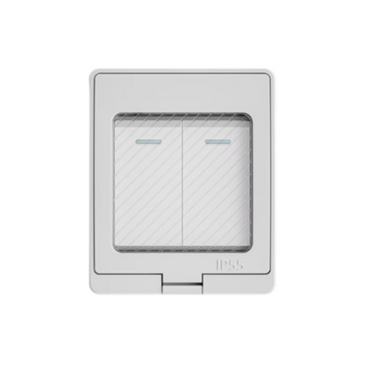 Hydrobox Interruptor Doble 9/12 16A IP55
