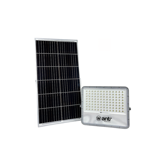 Foco Proyector Led Panel Solar 3100lm Luz CCT + Control