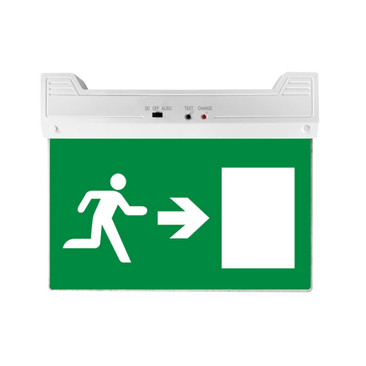 Letrero de Emergencia Puerta Salida Verde 3W