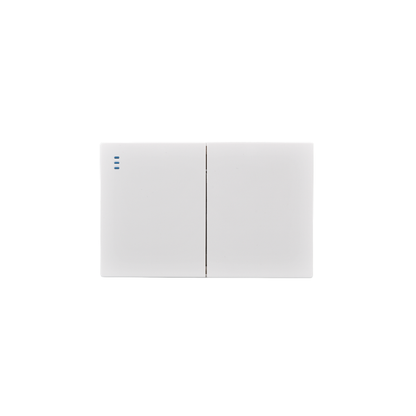 Interruptor Doble Armado Plano 9/12 16A Blanco SEC