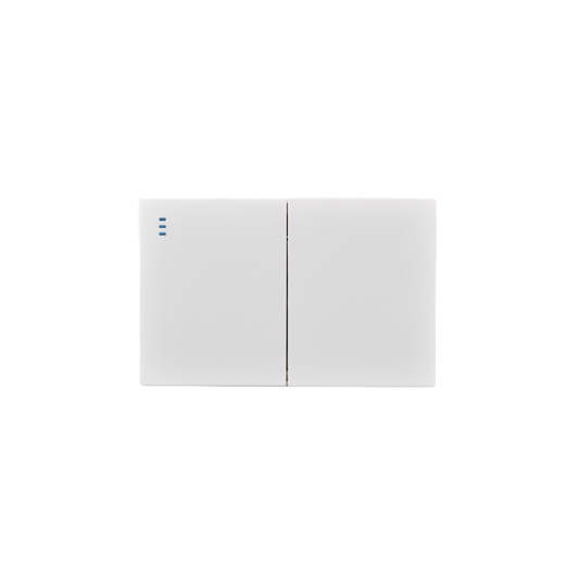 Interruptor Doble Armado Plano 9/12 16A Blanco SEC