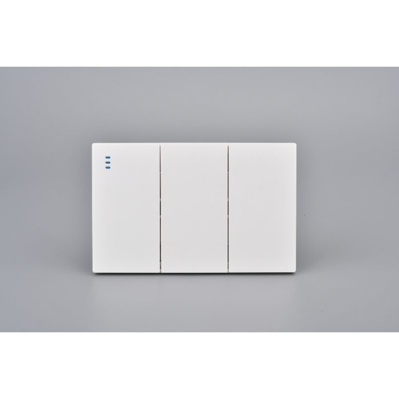 Interruptor Triple Armado Plano 9/12 16A Blanco SEC