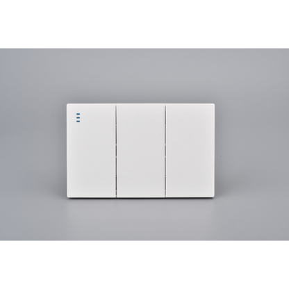 Interruptor Triple Armado Plano 9/12 16A Blanco SEC