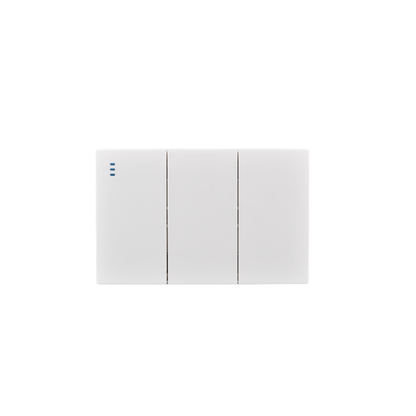 Interruptor Triple Armado Plano 9/12 16A Blanco SEC