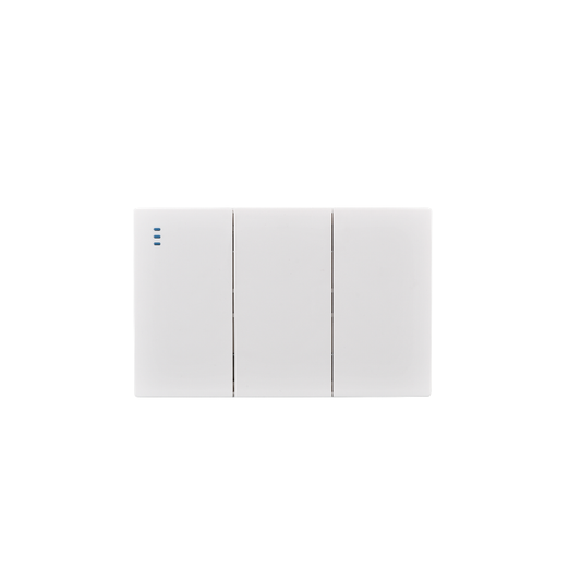Interruptor Triple Armado Plano 9/12 16A Blanco SEC