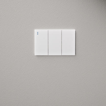 Interruptor Triple Armado Plano 9/12 16A Blanco SEC