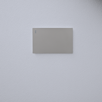 Interruptor Simple Armado Plano 9/12 16A Gris SEC