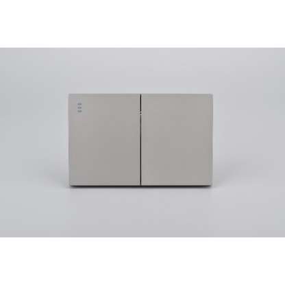 Interruptor Doble Armado Plano 9/24 16A Gris SEC