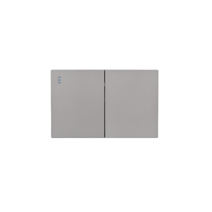 Interruptor Doble Armado Plano 9/24 16A Gris SEC