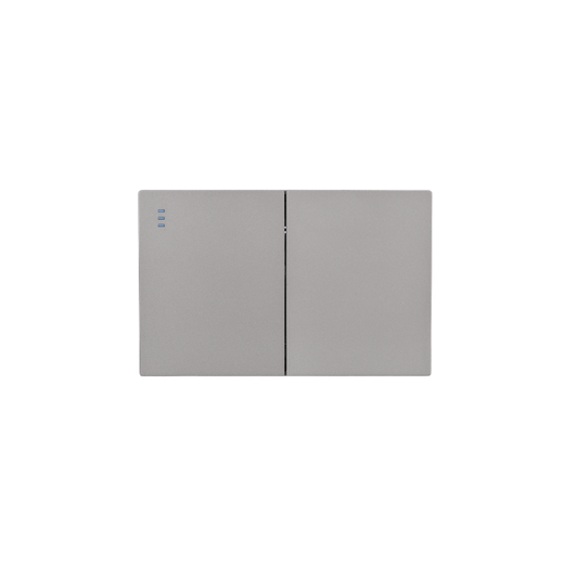 Interruptor Doble Armado Plano 9/12 16A Gris SEC