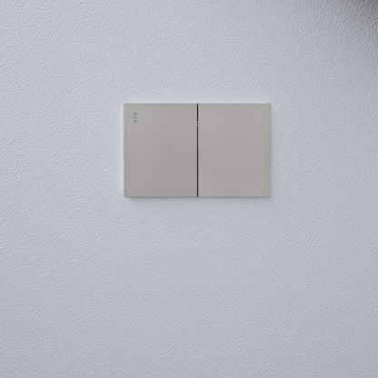 Interruptor Doble Armado Plano 9/24 16A Gris SEC