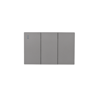 Interruptor Triple Armado Plano 9/24 16A Gris SEC