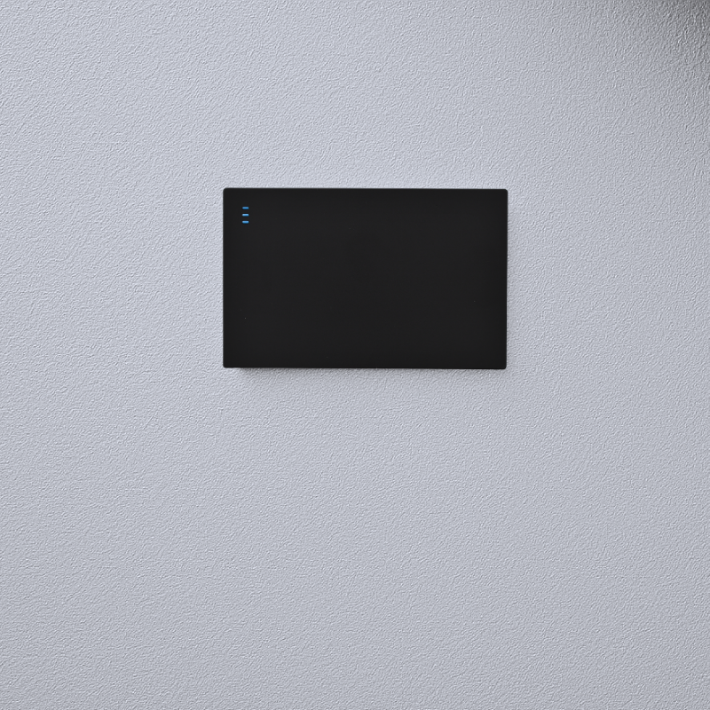Interruptor Simple Armado Plano 9/24 16A Negro SEC