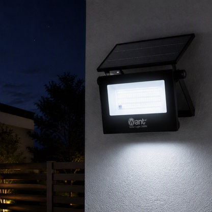 Foco proyector Solar 176LED Ip67 3.5V Luz fria + Control remoto