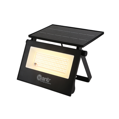 Foco proyector Solar 176LED Ip67 3.5V Luz Cálida + Control remoto