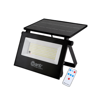 Foco proyector Solar 176LED Ip67 3.5V Luz Cálida + Control remoto