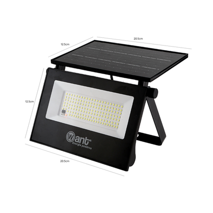 Foco proyector Solar 176LED Ip67 3.5V Luz Cálida + Control remoto