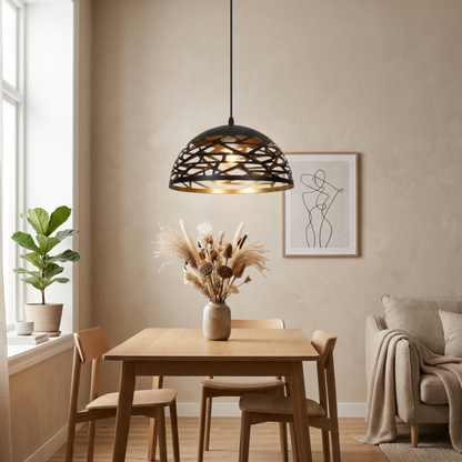 Lampara Colgante Vintage E27 Modelo Noir