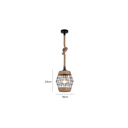 Lampara Colgante Vintage E27 Modelo Lumi