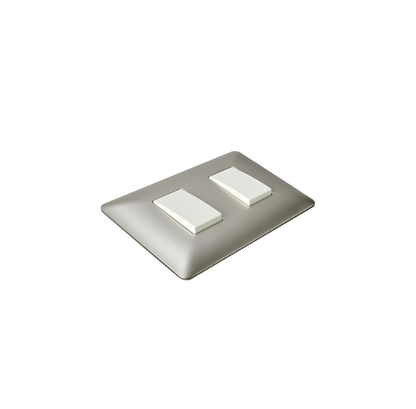 Interruptor Doble Champagne 9/15 10A 250V SEC