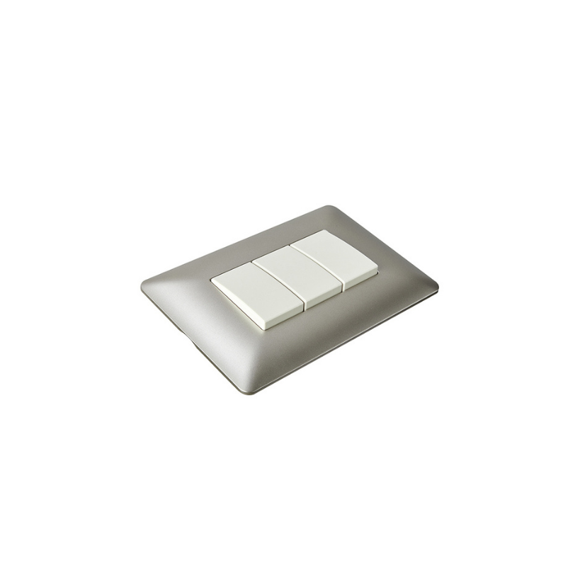 Interruptor Triple Champagne 9/32 10A 250V SEC