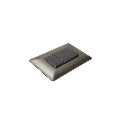 Interruptor Triple Café 9/32 10A 250V SEC