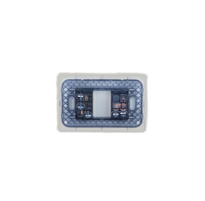 Interruptor Simple 9/12 con Enchufe Simple Café 10A 250V SEC
