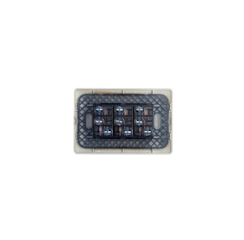 Enchufe Triple Café 10A 250V SEC
