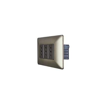 Enchufe Triple Café 10A 250V SEC