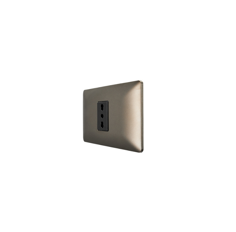 Enchufe Tomacorriente Simple Café Bipaso 10/16 220v SEC